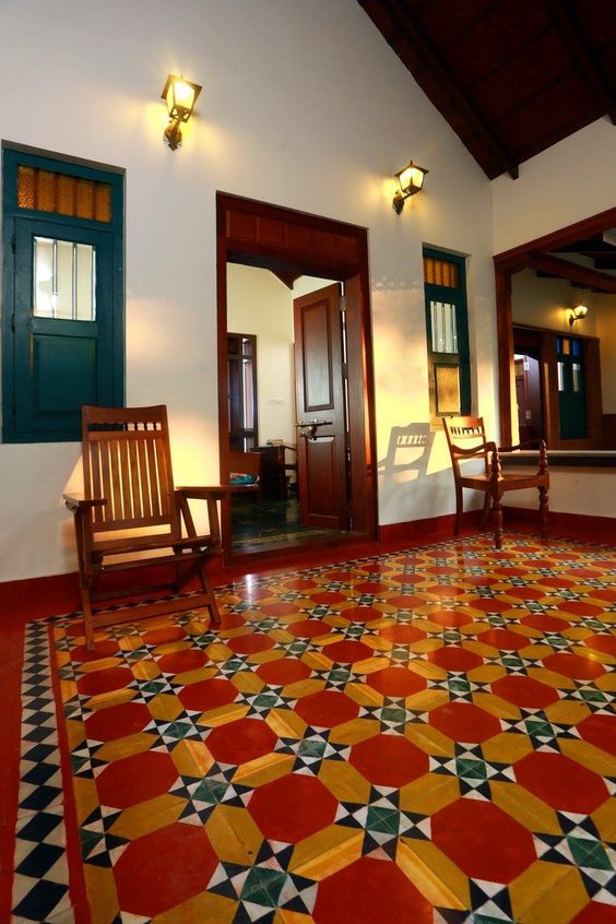 Athangudi Tiles Handcrafted Floor